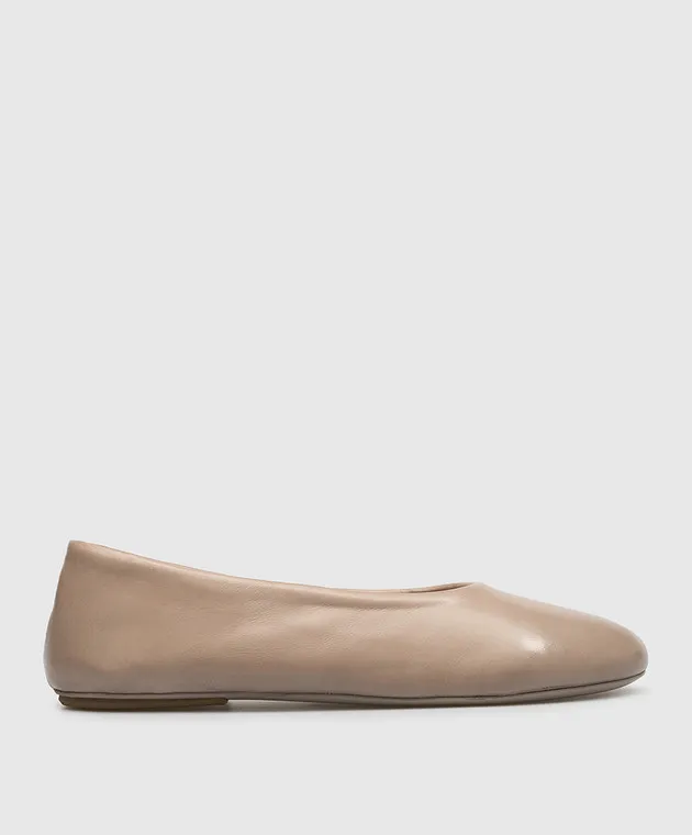 Marsell Ballerine Girella in pelle marrone MW7070092