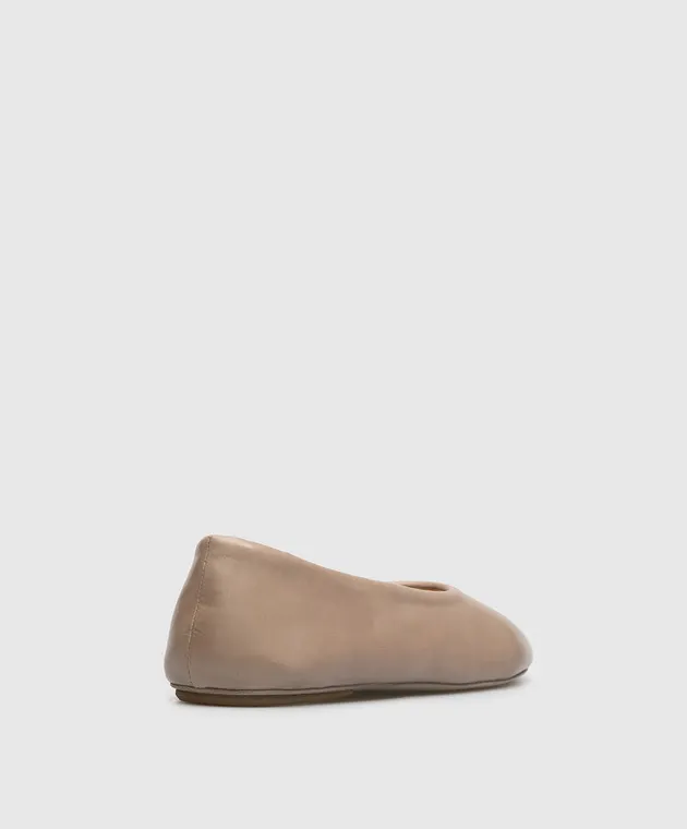 Marsell Ballerine Girella in pelle marrone MW7070092
