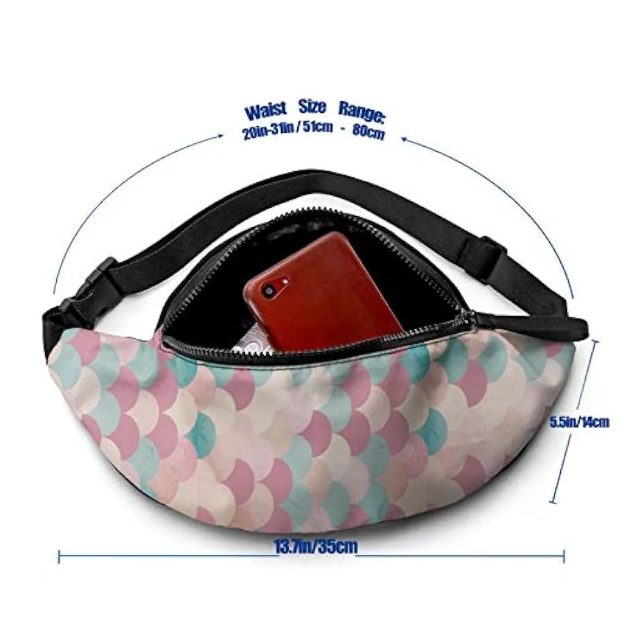 Marsupio per Uomo Donna,Marsupio con Bilancia da Matrimonio con Cintura Tasca a Tracolla Regolabile Borsa a Tracolla Borsa sul P