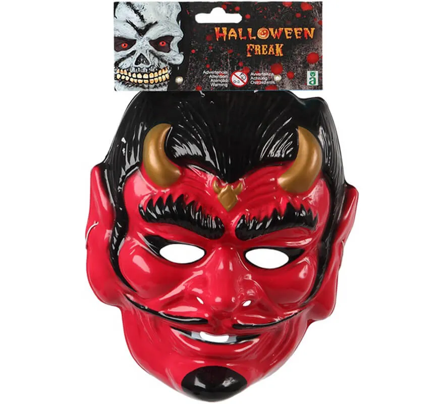 Maschera per halloween in 3 modelli assortiti 21x19 cm