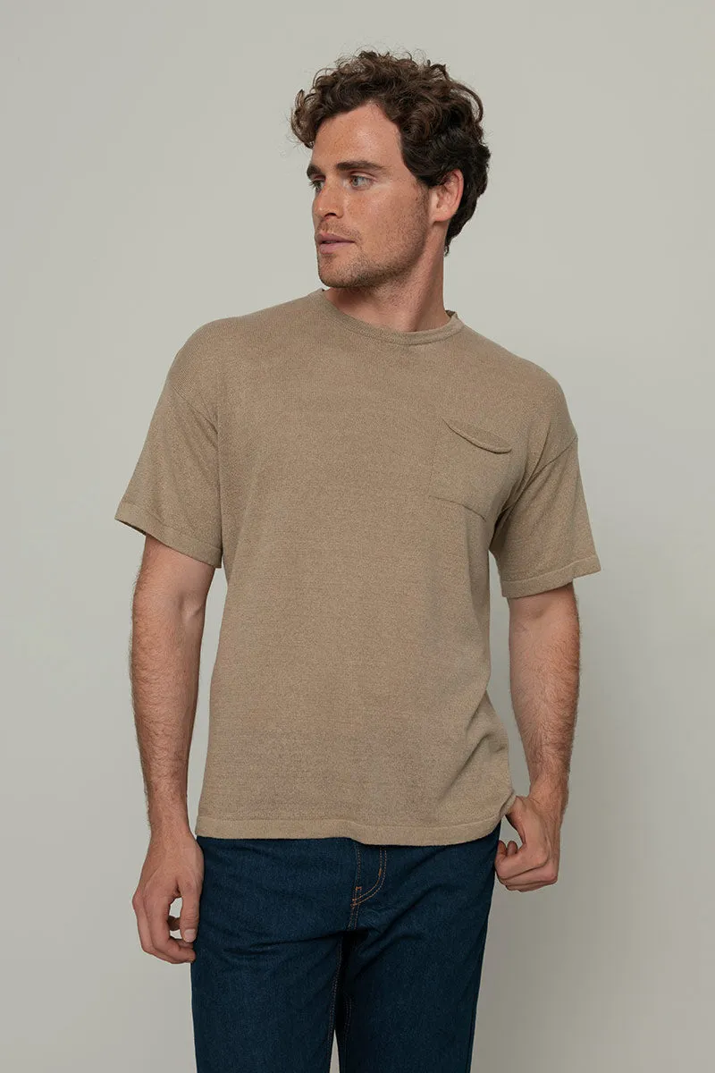    MATTEO T-Shirt Lino Riciclato Uomo  