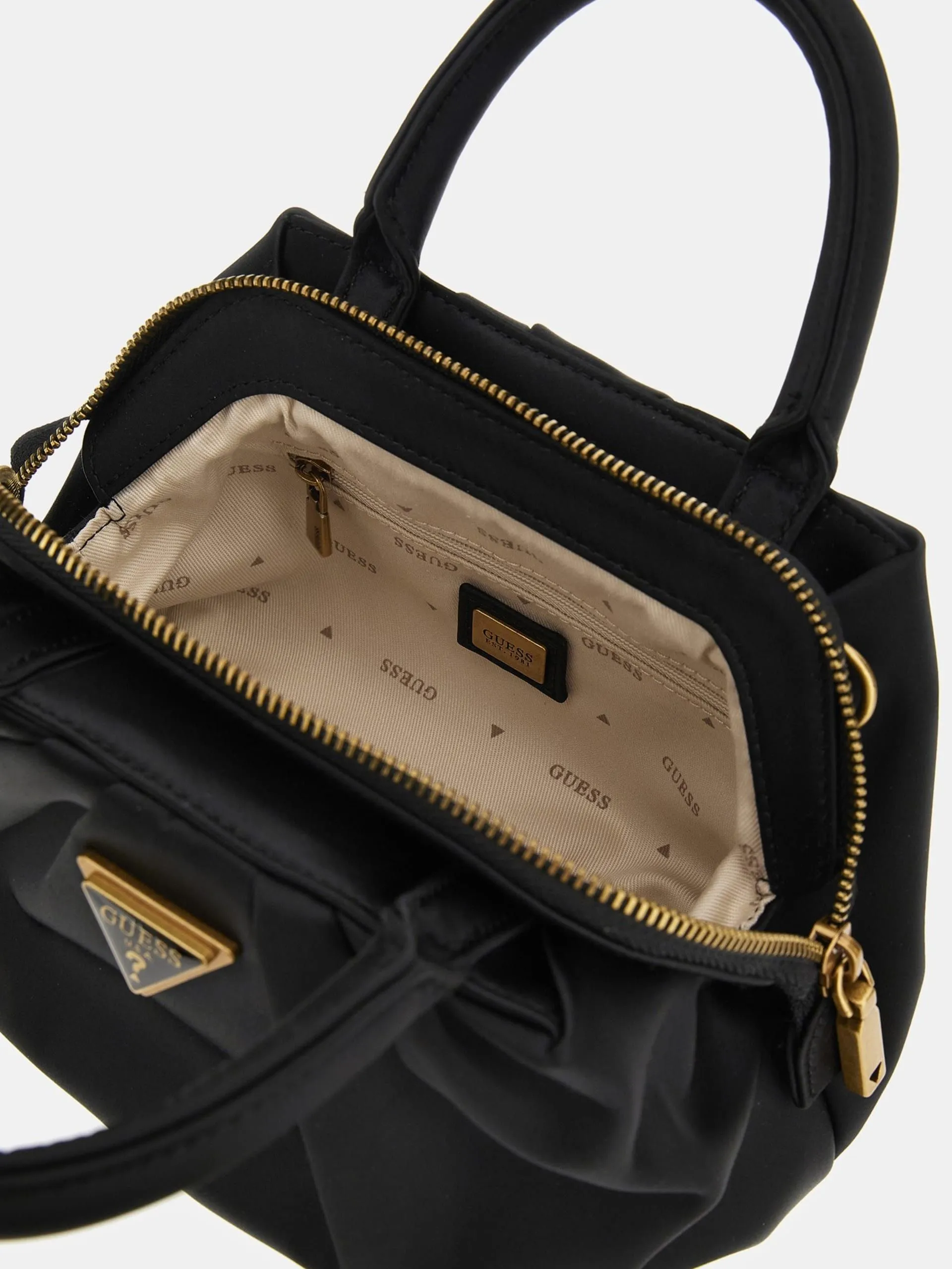 Mini borsa a mano tori satin guess