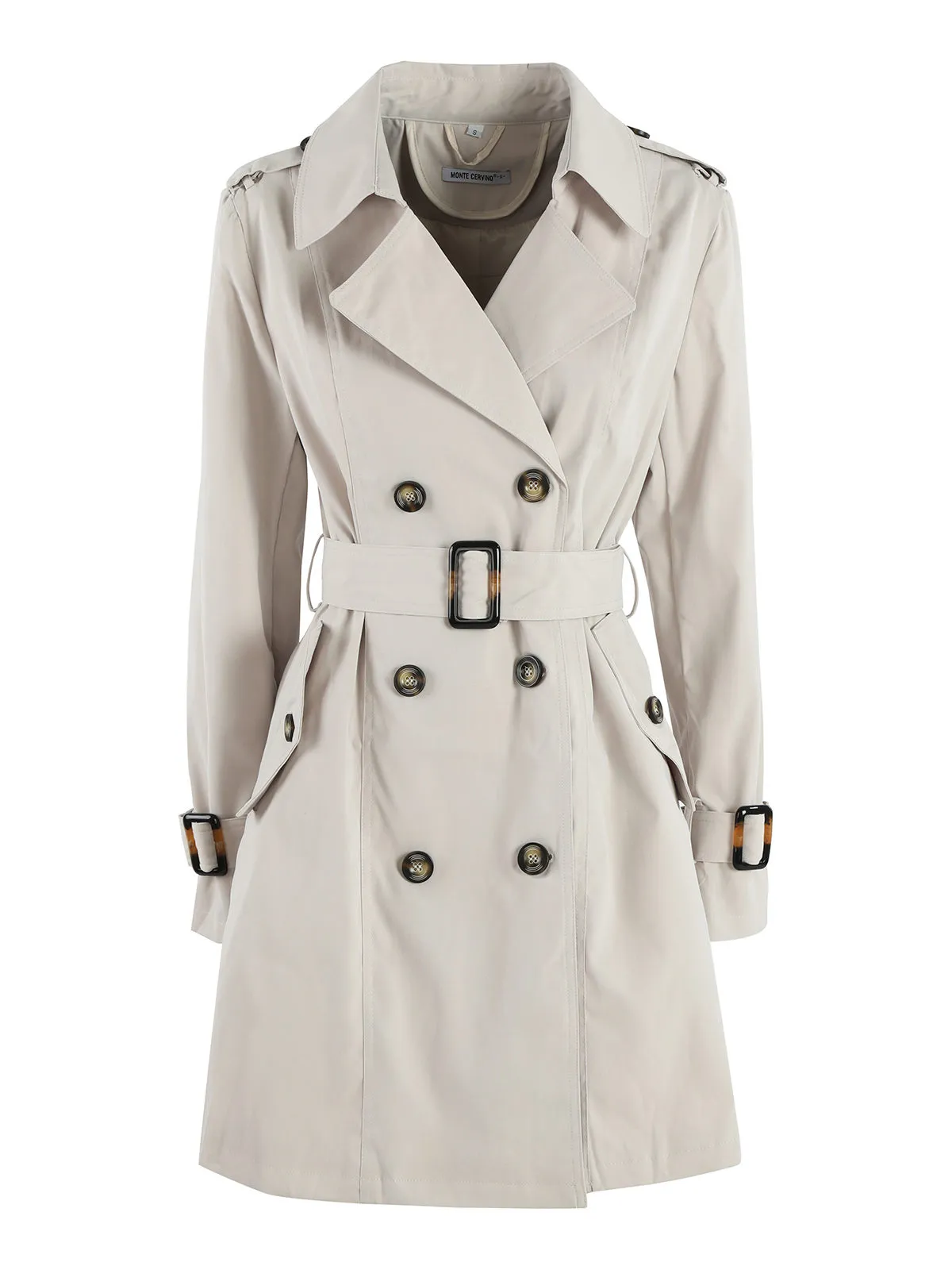 Monte Cervino Trench femme double boutonnage avec ceinture
