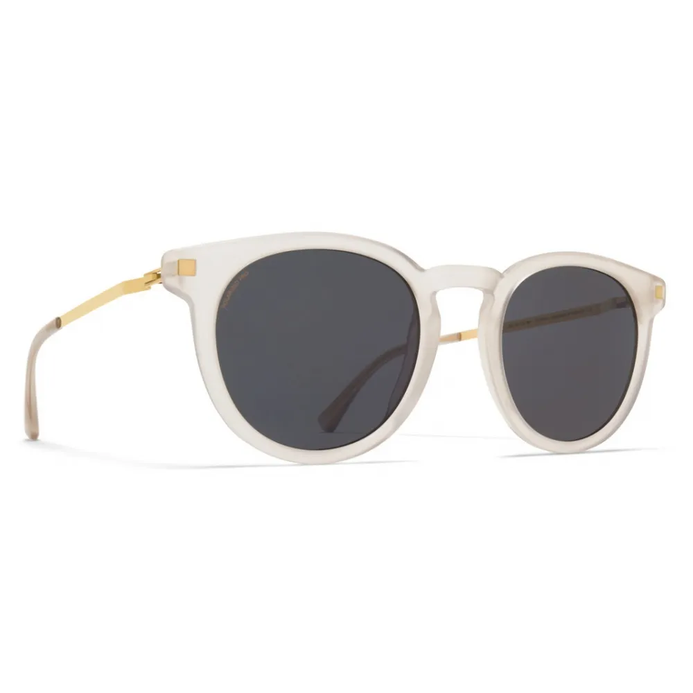 Mykita - Lahti - Lite - Champagne Opaco Oro Grigio - Acetate Collection - Occhiali da Sole - Mykita Eyewear