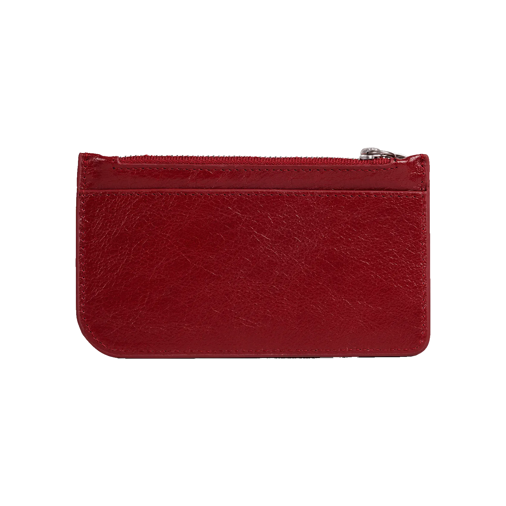  NAT & NIN   ALIX - Porta carte con zip in pelle | Rosso