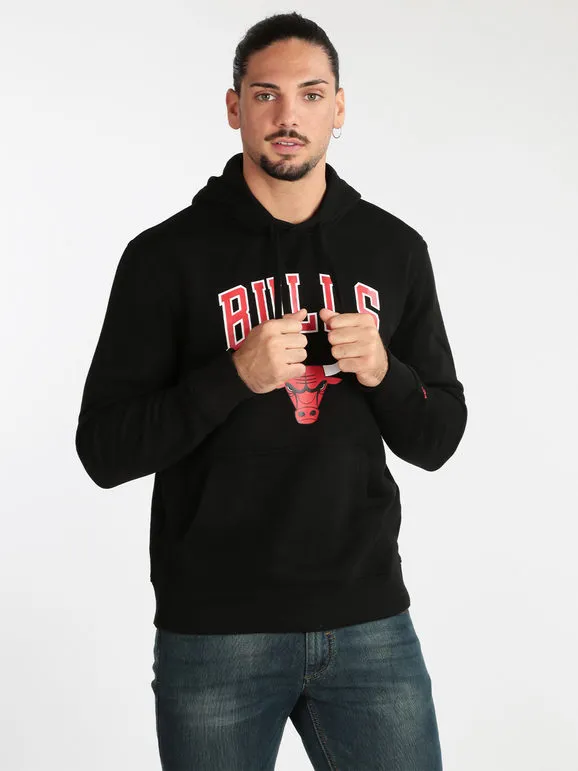 New Era Sweat à capuche Chicago Bulls pour homme
