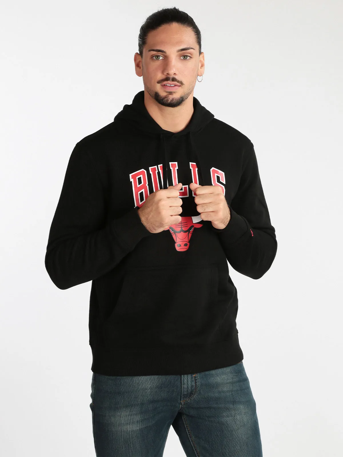 New Era Sweat à capuche Chicago Bulls pour homme