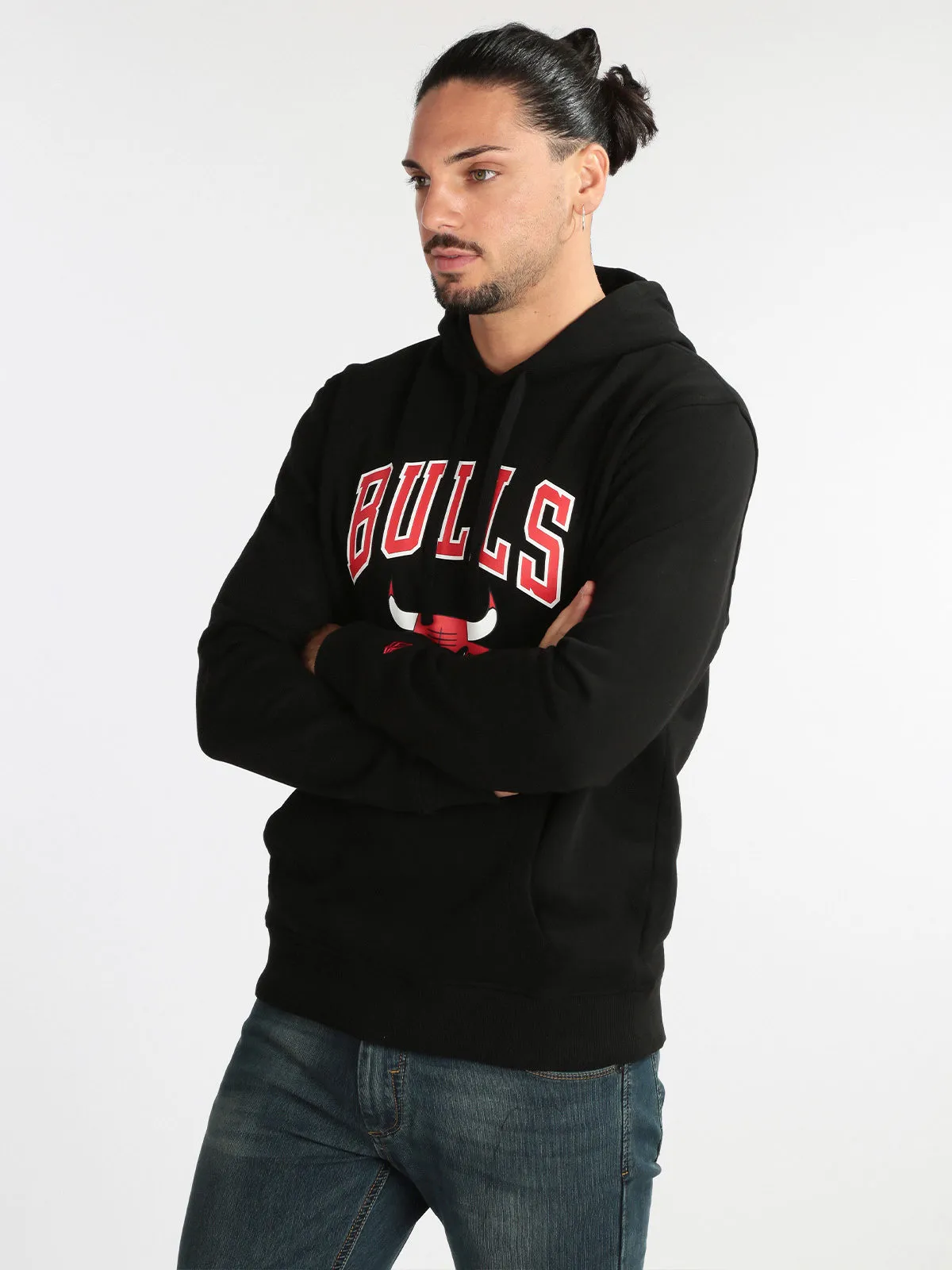 New Era Sweat à capuche Chicago Bulls pour homme