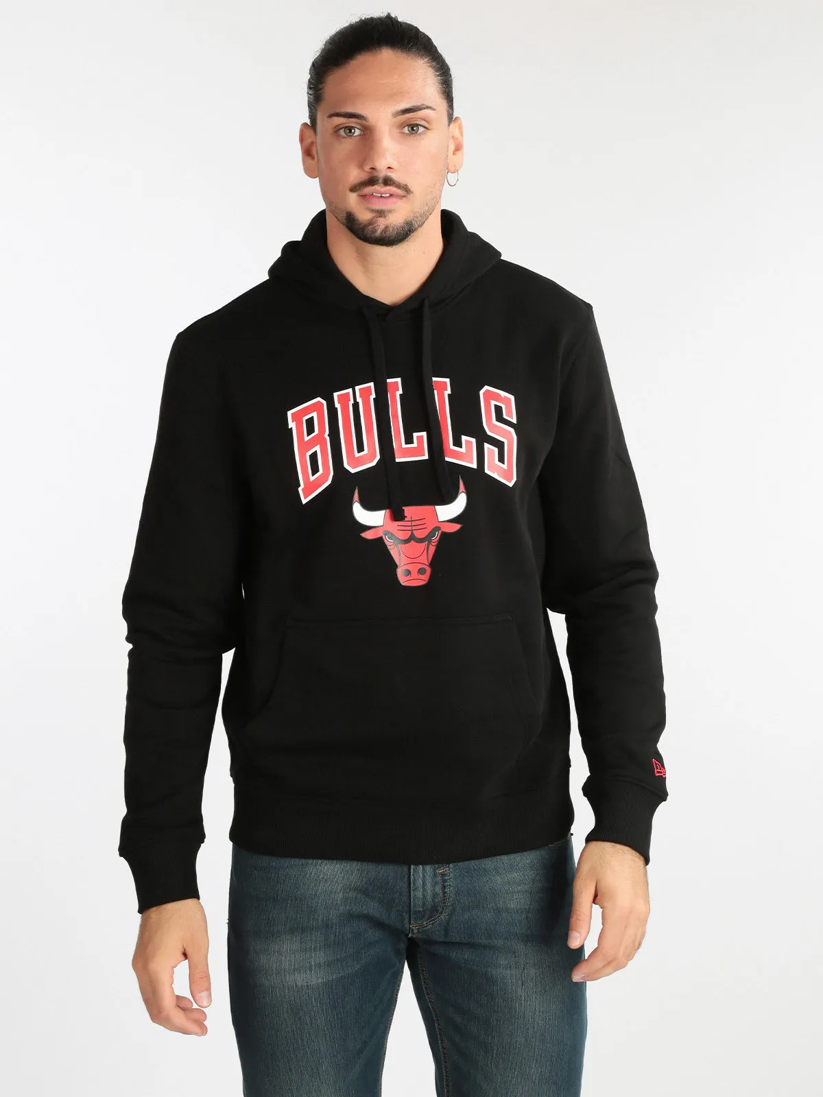New Era Sweat à capuche Chicago Bulls pour homme