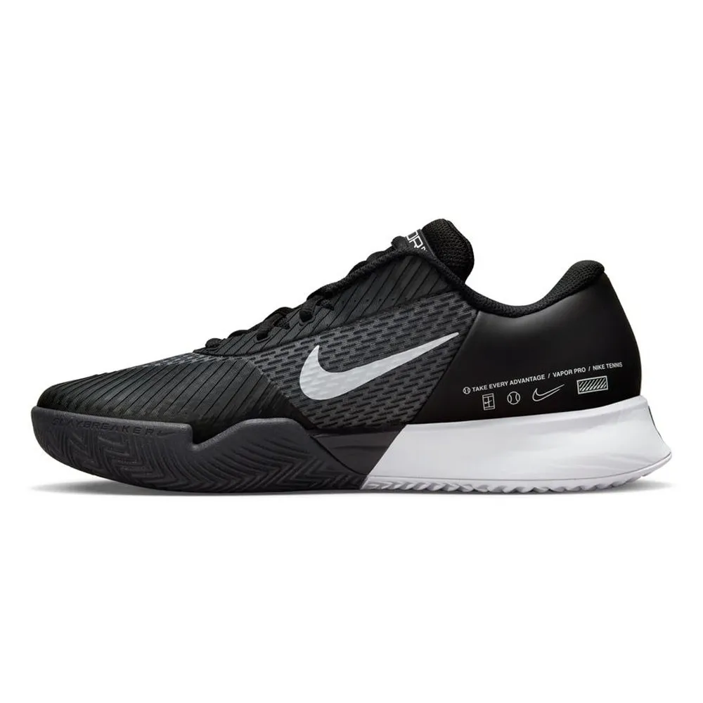 Nike Air Zoom Vapor Pro 2 Clay Nero Bianco - Scarpe Da Tennis Uomo