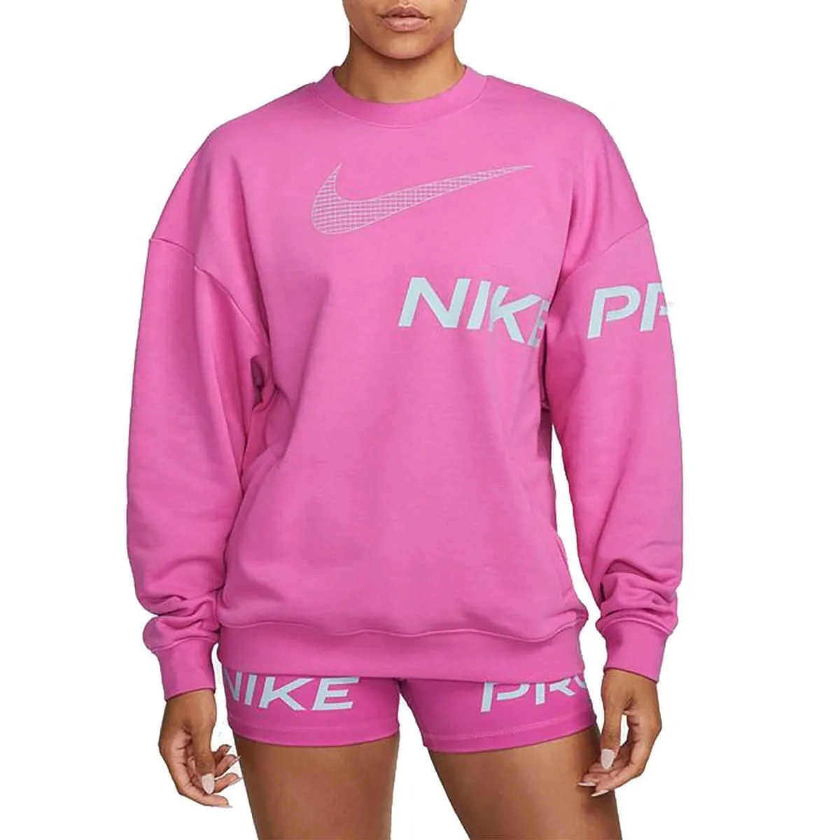      NIKE FELPA GIROCOLLO GET FIT DONNA  