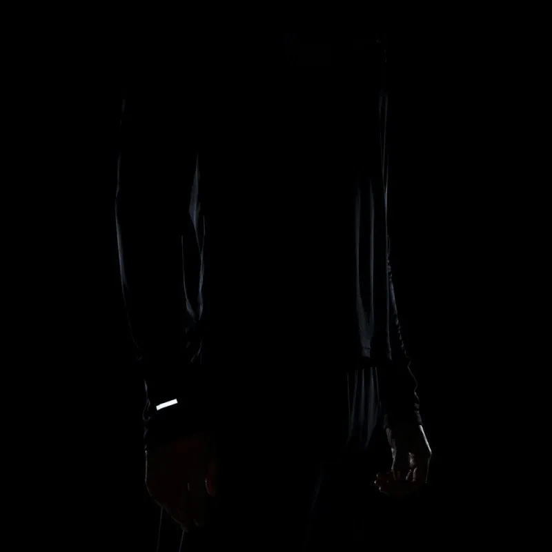 Nike Maglia Running Dvn Miler Nero Reflective Argento Uomo