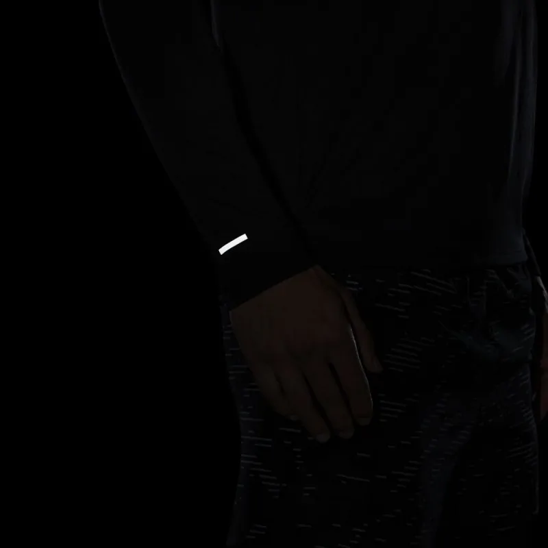 Nike Maglia Running Dvn Miler Nero Reflective Argento Uomo
