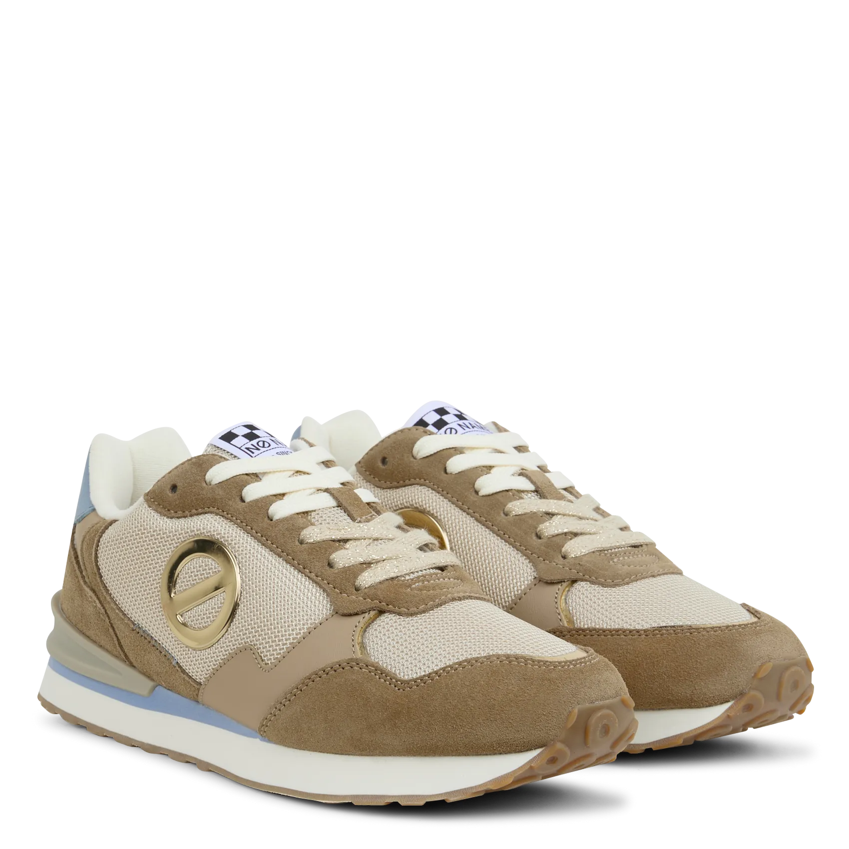  NO NAME   TOVA - Sneakers basse bimateriale | Marrone