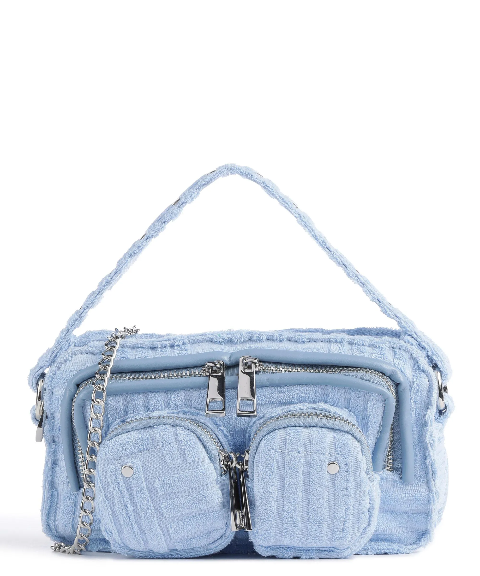  Núnoo Terry Helena Borsa a tracolla poliestere blu chiaro  