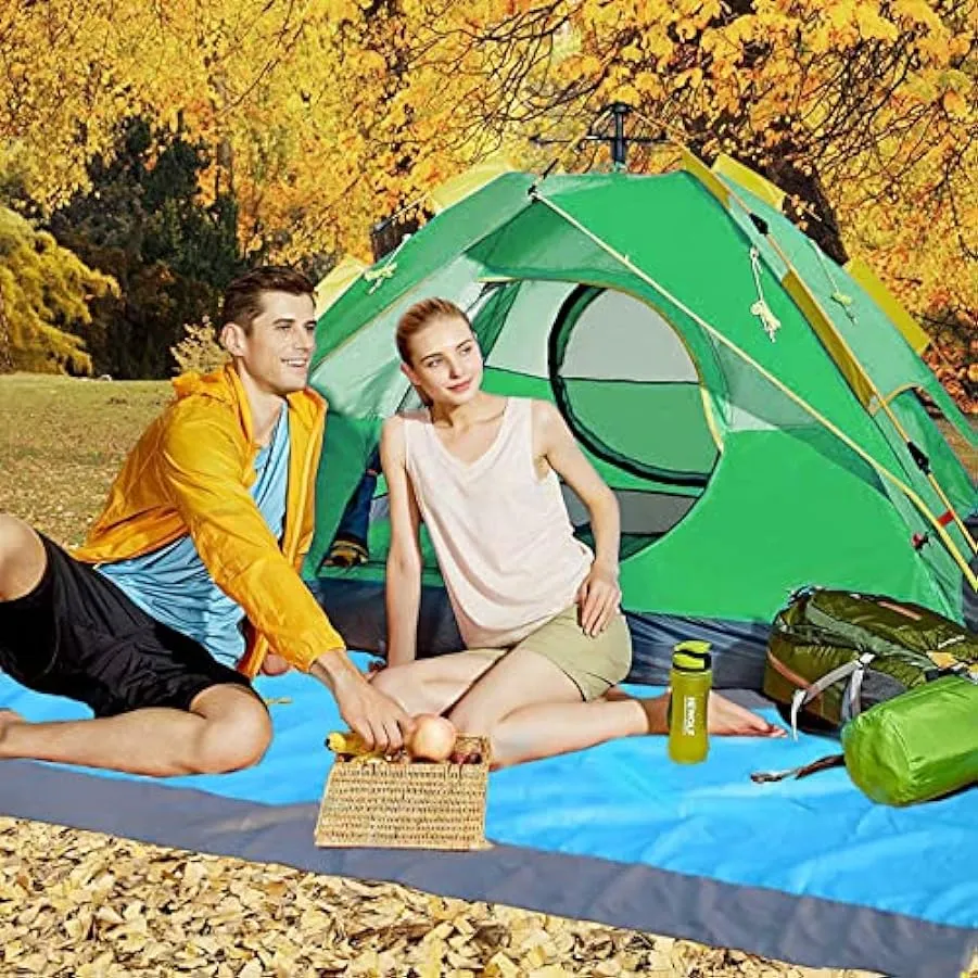 OPAHUTER Coperta da Spiaggia Grande Tappetino da Spiaggia Impermeabile Senza Sabbia 200 * 210cm Coperte da Picnic Leggere Anti S