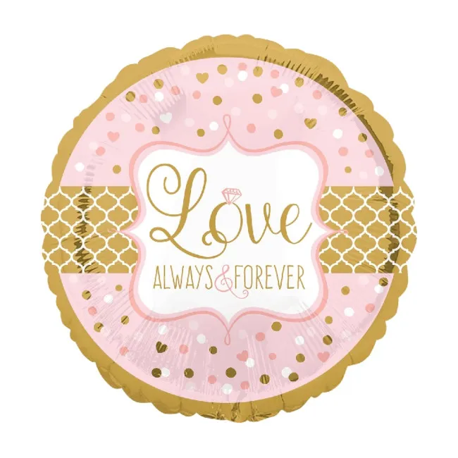 Palloncino rotondo Love Always Forever XL 71 cm - Anagramma