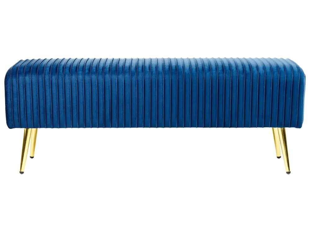 Panca velluto blu PATERSON