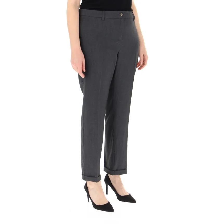Pantalone con risvolto