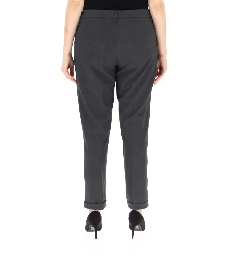 Pantalone con risvolto