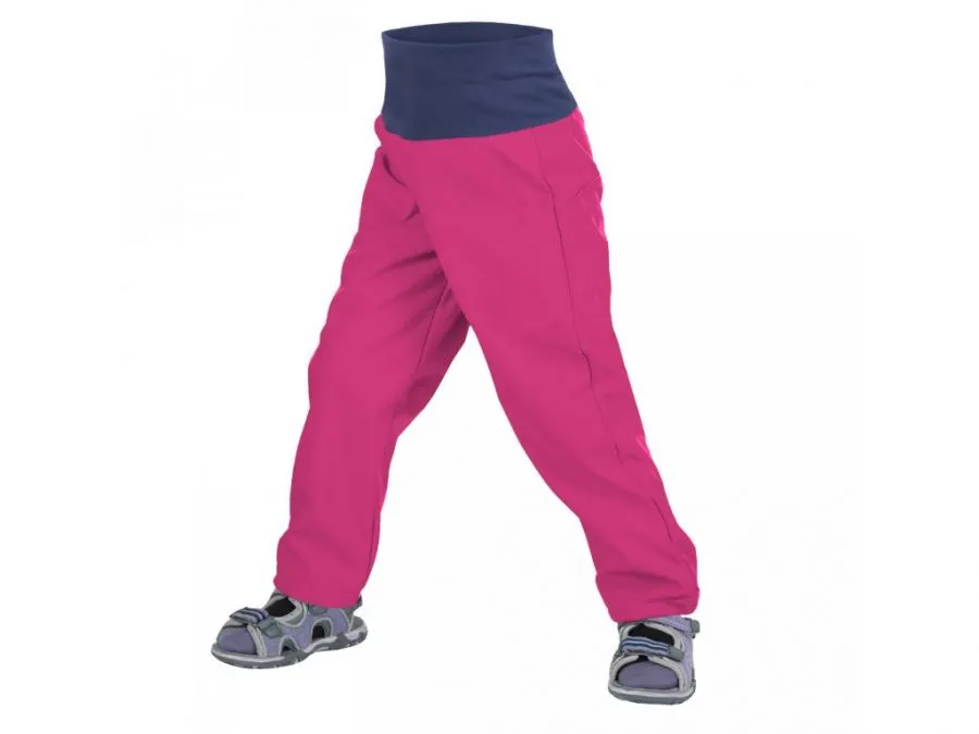 Pantalone in softshell Unuo- Pantalone impermeabile fucsia
