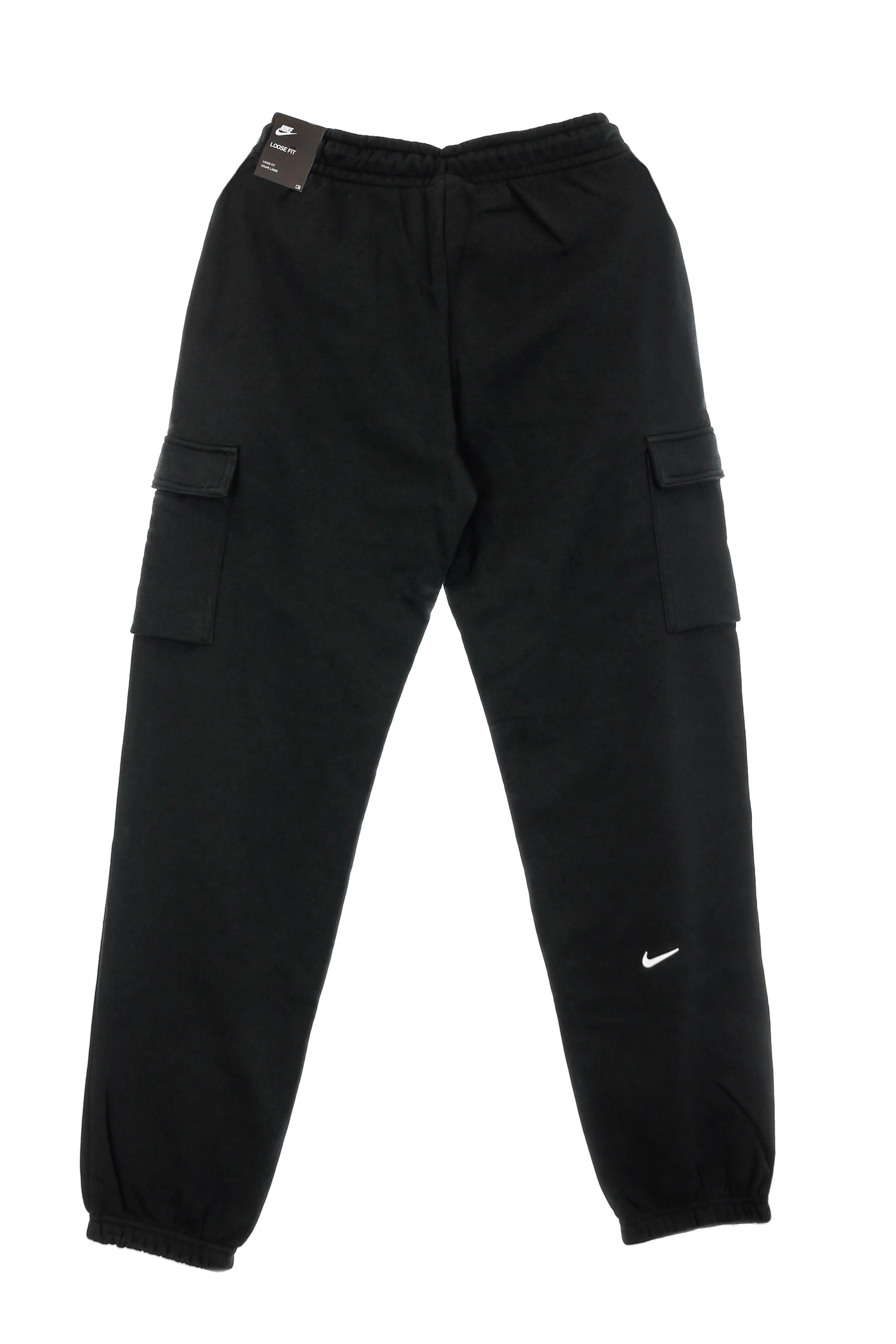 Pantalone Tuta Felpato Donna W Sportswear Cargo Loose Pant Black