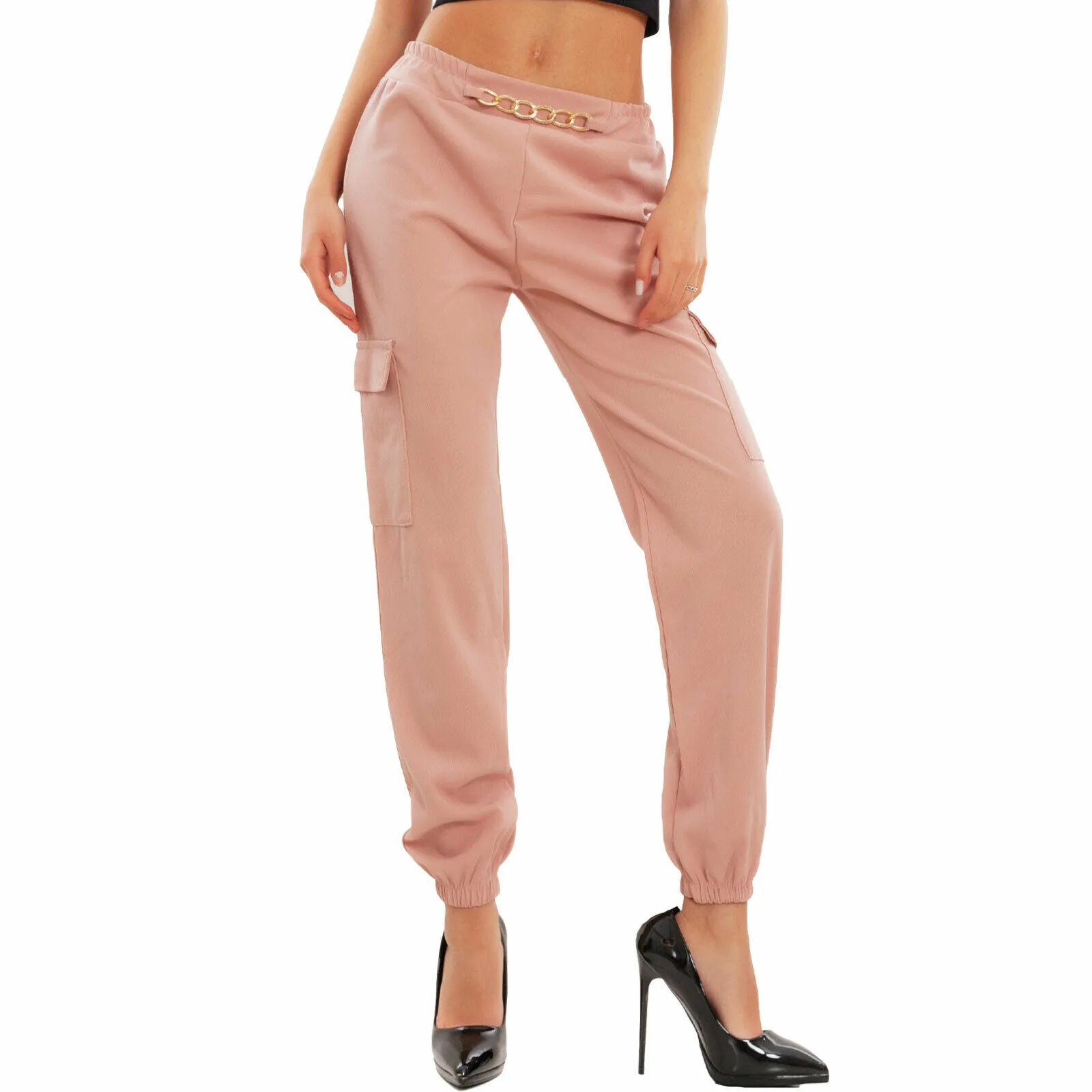 Pantaloni donna casual catena VI-8016