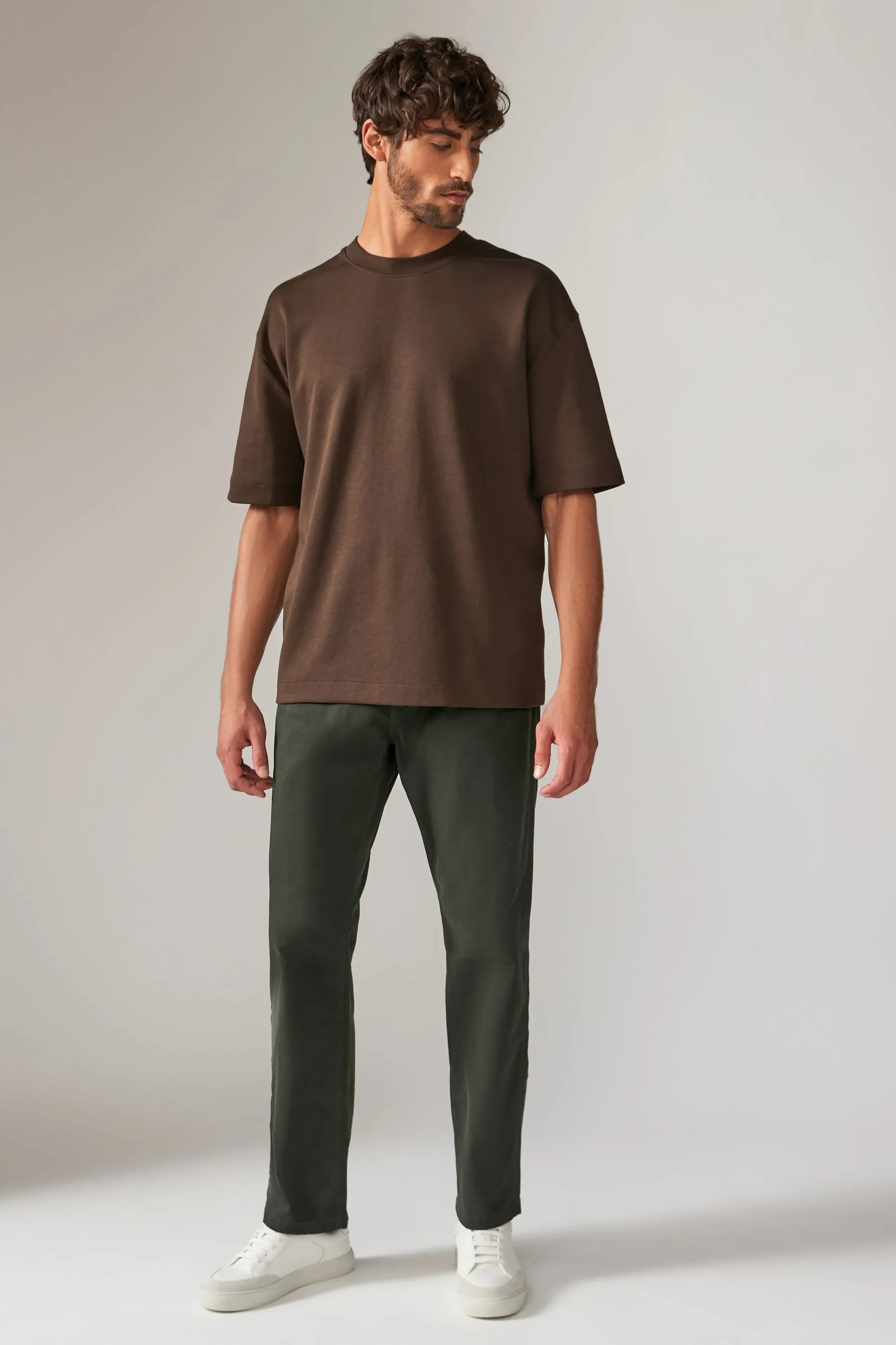 Pantaloni in Stretch Denim Jeans Stampato Soft Touch    