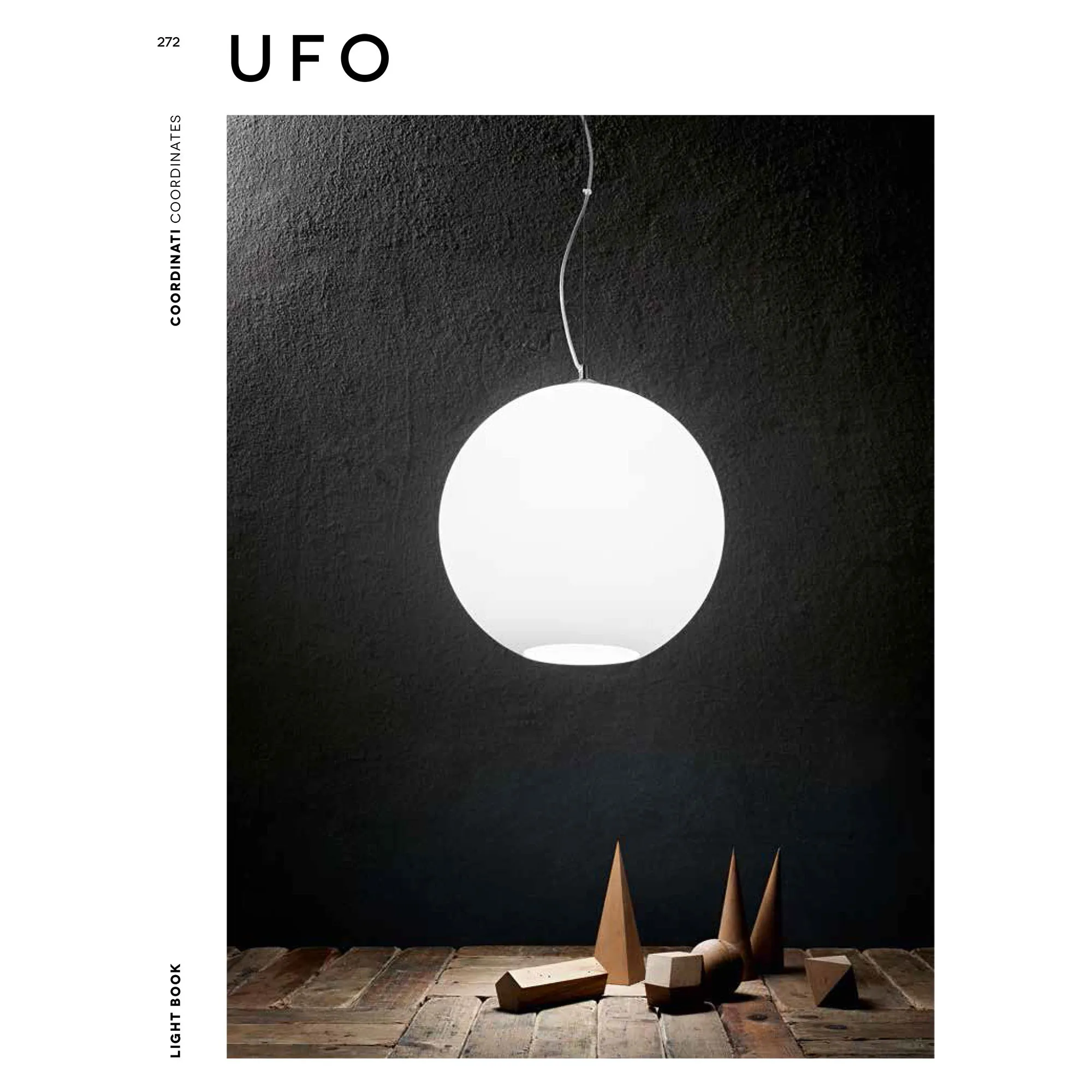 Perenz  Sospensione piccola di design moderno in cromo lucido e diffusore in vetro Ufo - 60W