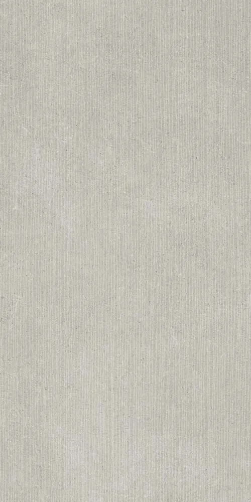 Piastrella in gres Easy Ribbed Light Grey 60x120 cm
