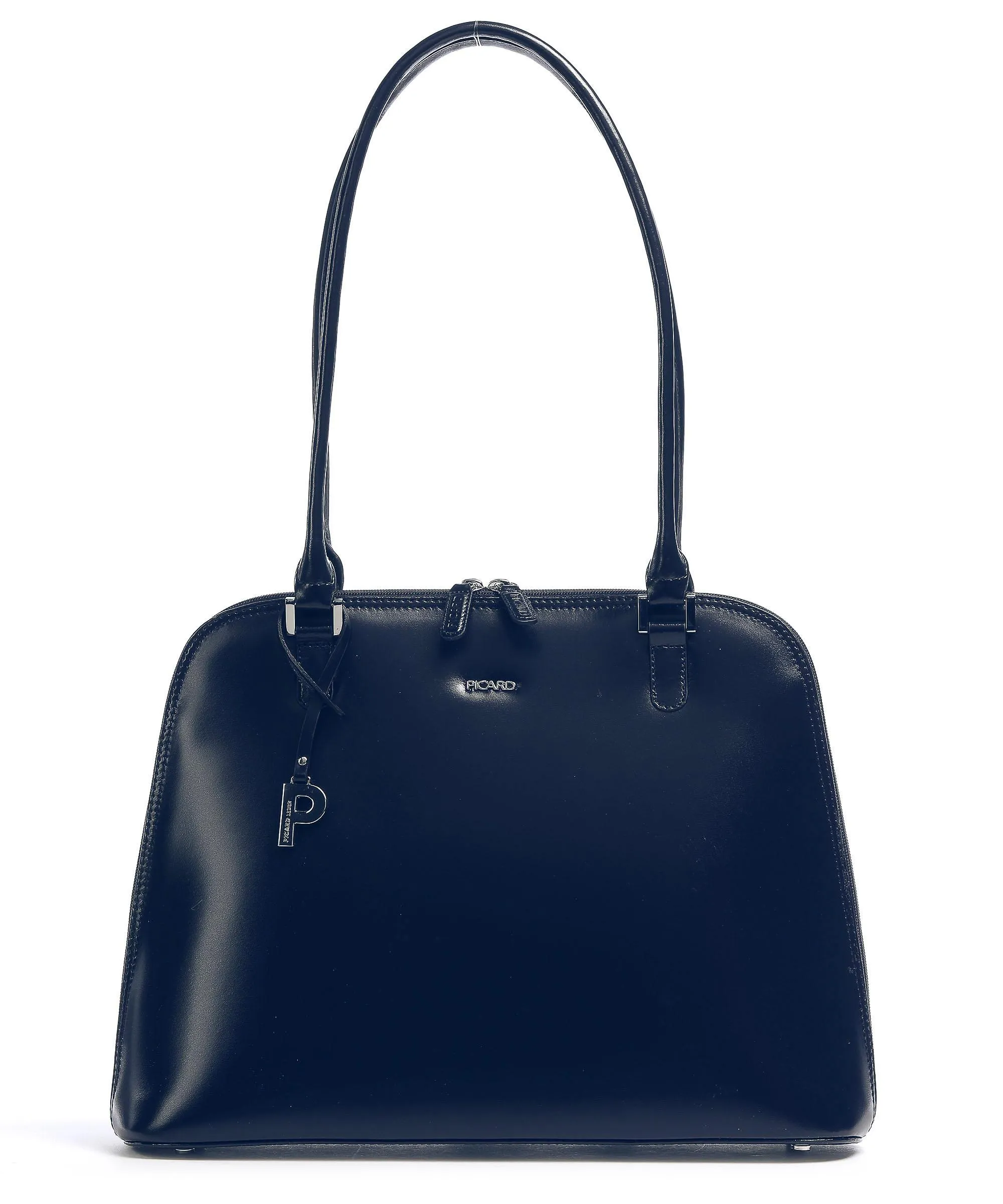  Picard Berlin Borsa a spalla pelle di vacchetta liscia navy  