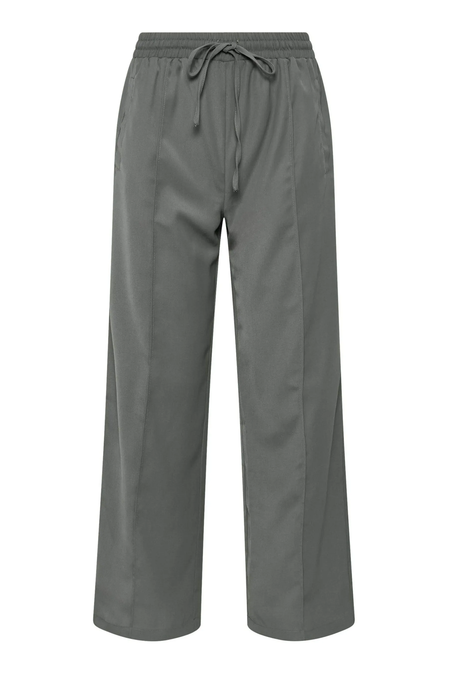 PixieGirl Petite pintuck allacciata in vita - Pantaloni a fondo ampio    