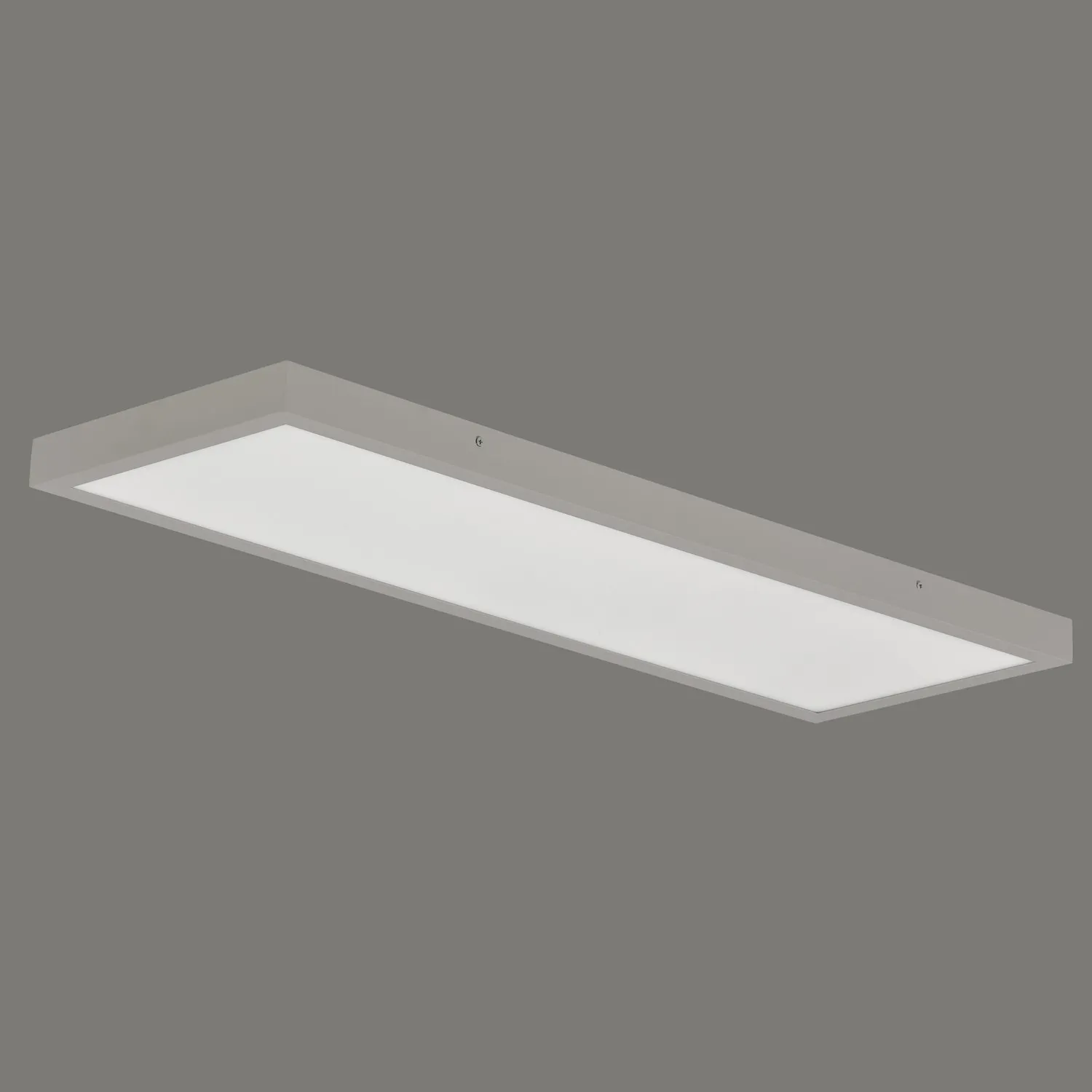 Plafoniera Pannello Rettangolare Argento Dono Led 4000K L90 cm ACB