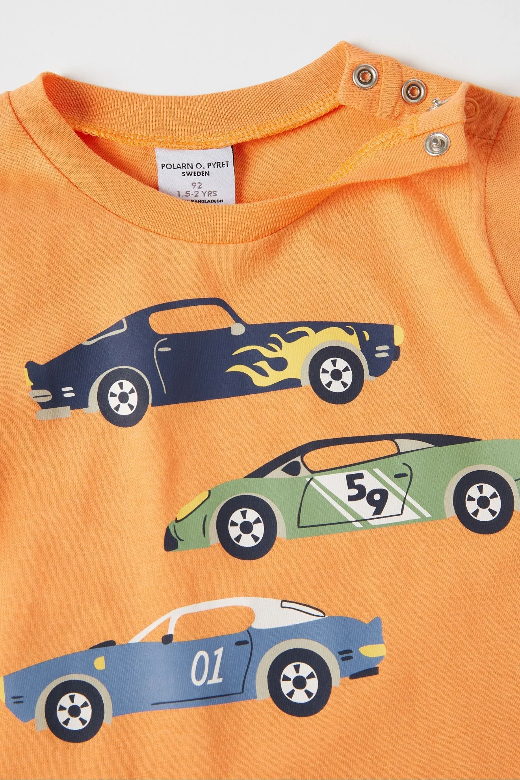 Polarn O. Pyret Cotone Biologico Stampa T-Shirt    