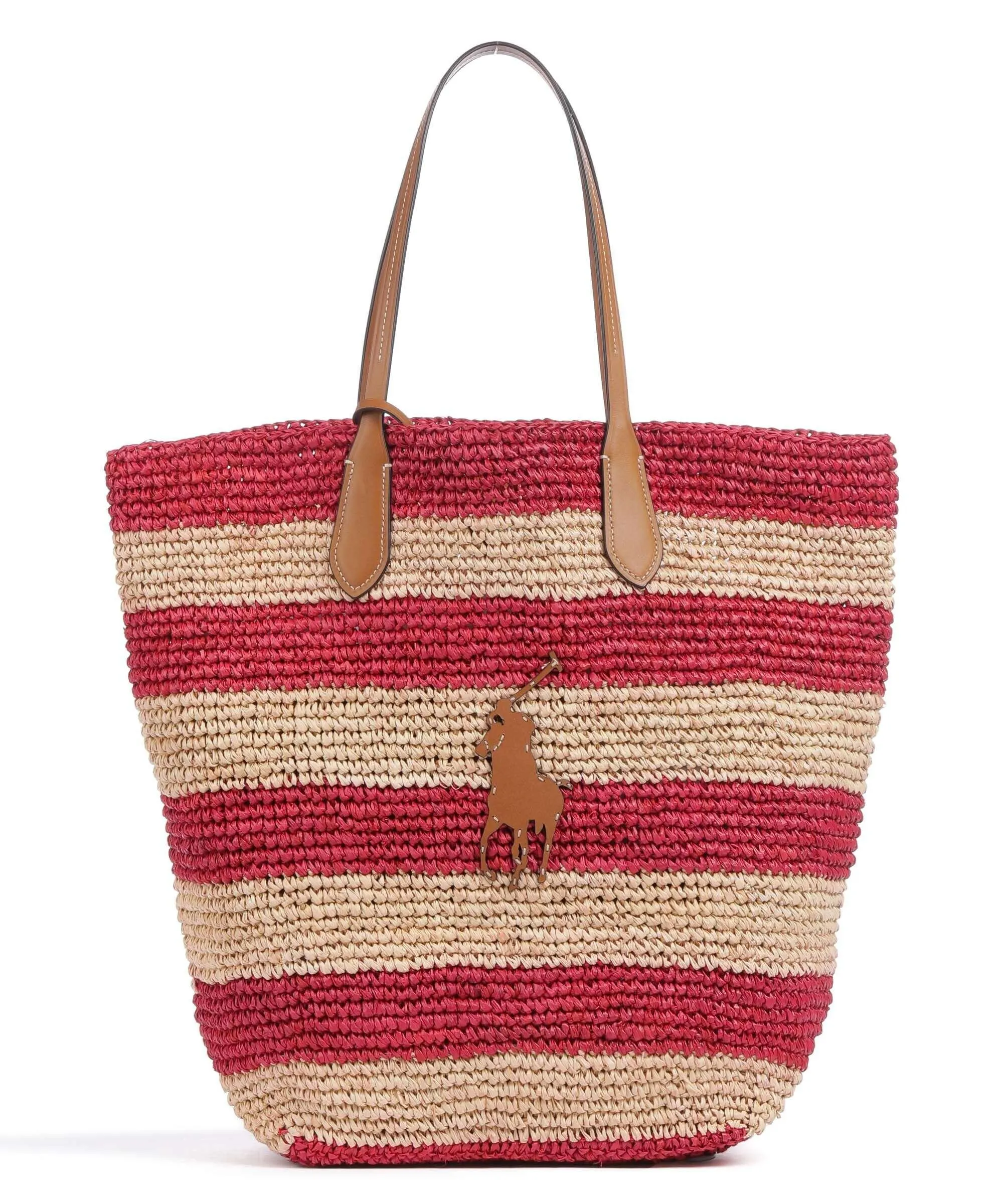  Polo Ralph Lauren Borsa shopper libro beige/rosso  