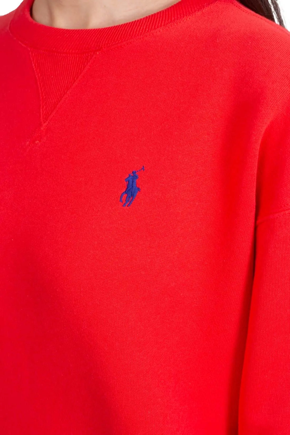 POLO RALPH LAUREN Felpa girocollo donna con logo