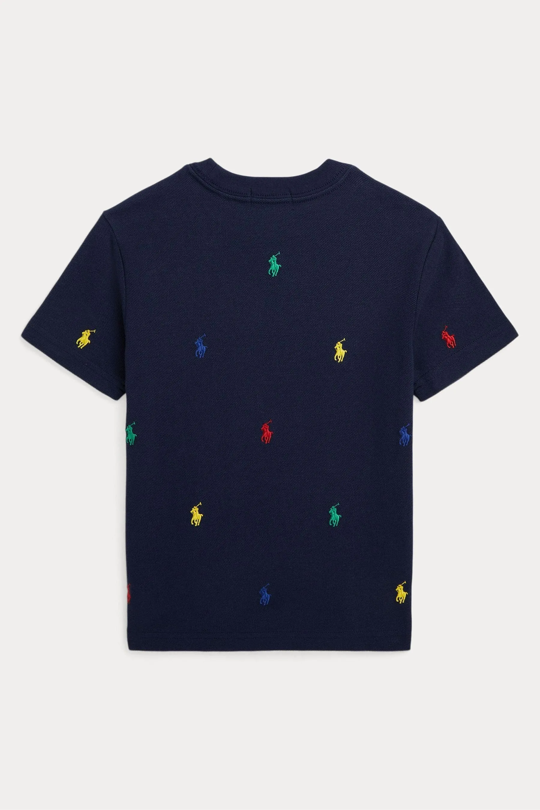 Polo Ralph Lauren Polo Bambino Pony All Over Stampa 100% Cotone T Shirt    