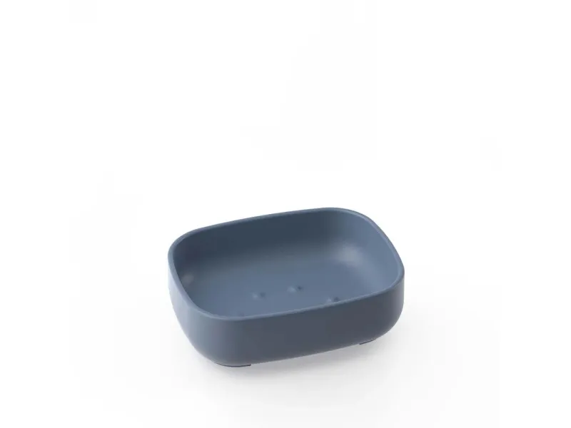 Portasapone Pod in resine termoplastiche Made in Italy indaco