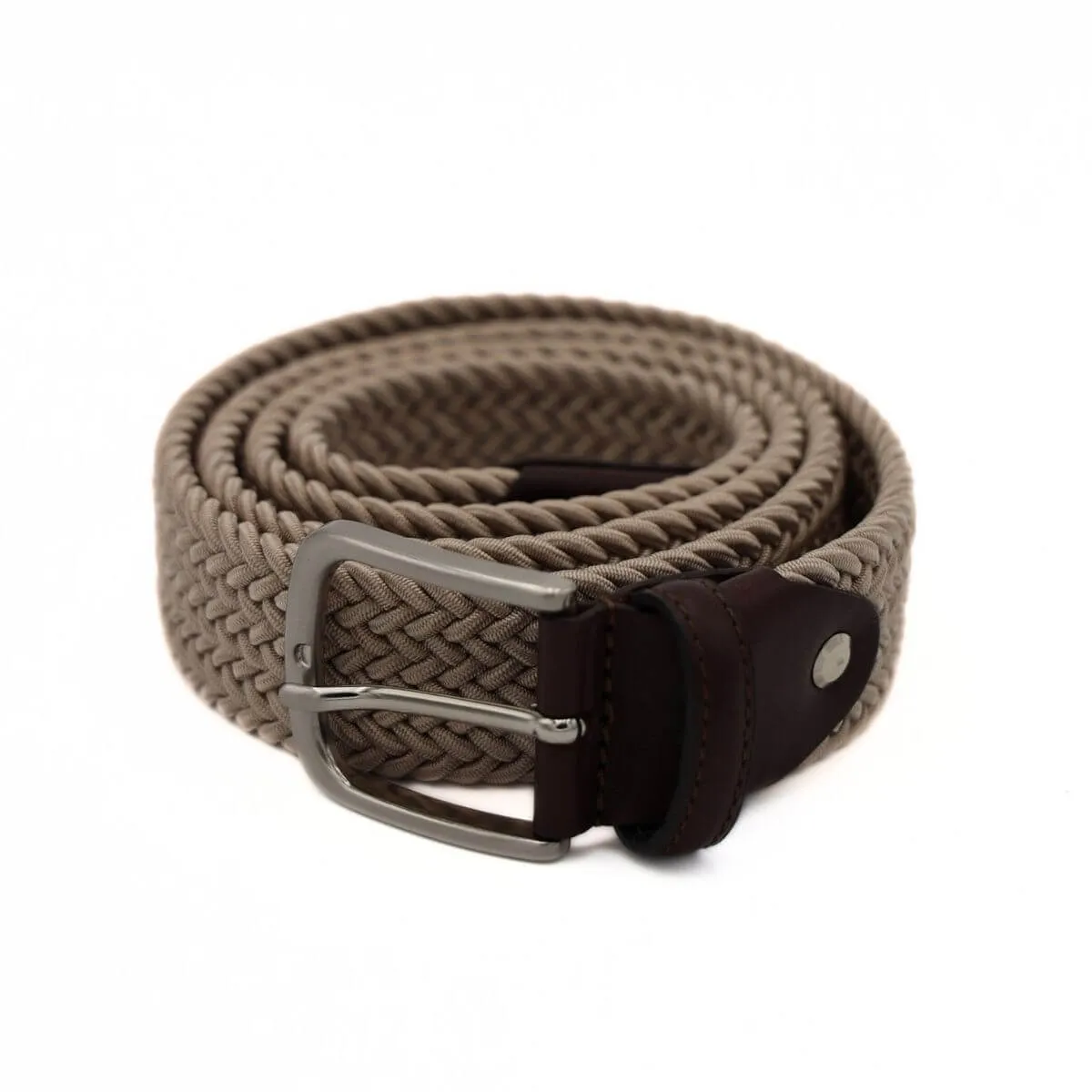 PRATENICE CINTURA UOMO 800-35 INTRECCIO BEIGE  