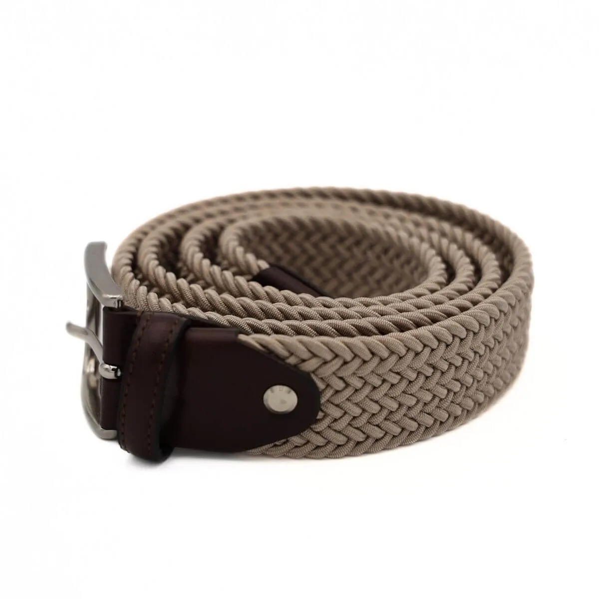 PRATENICE CINTURA UOMO 800-35 INTRECCIO BEIGE  