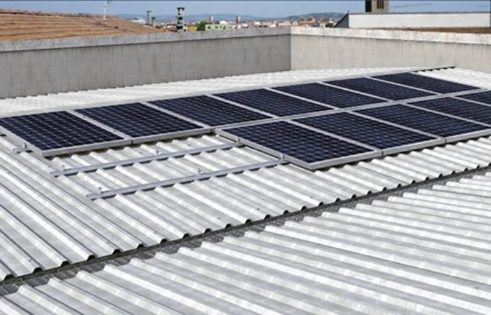 Profilo in alluminio Solar-Flat P 400 0,40mt (50pz)