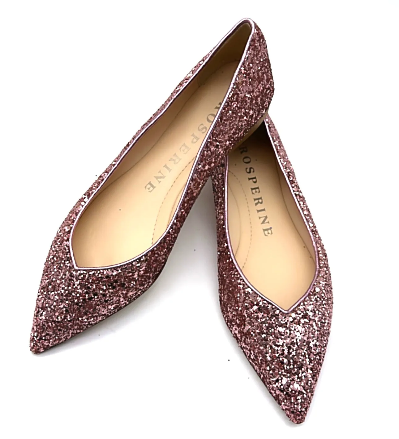 Prosperine - Ballerina glitter rosa antico