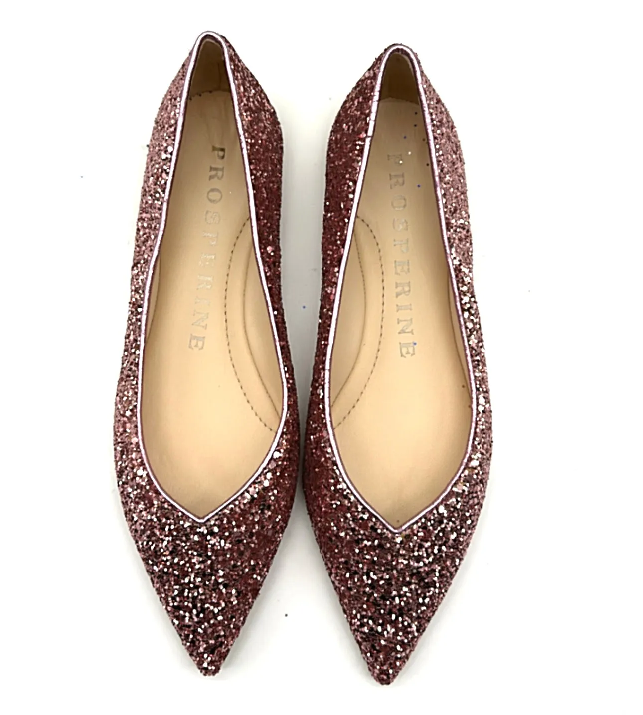 Prosperine - Ballerina glitter rosa antico