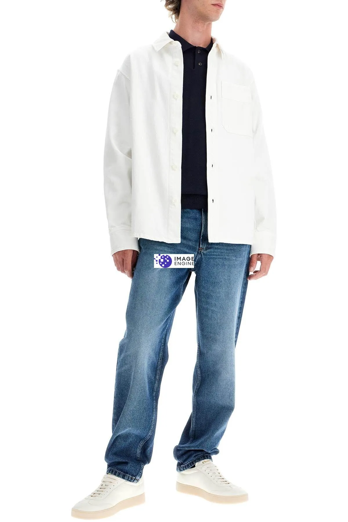 Pullover polo Jacob in lana