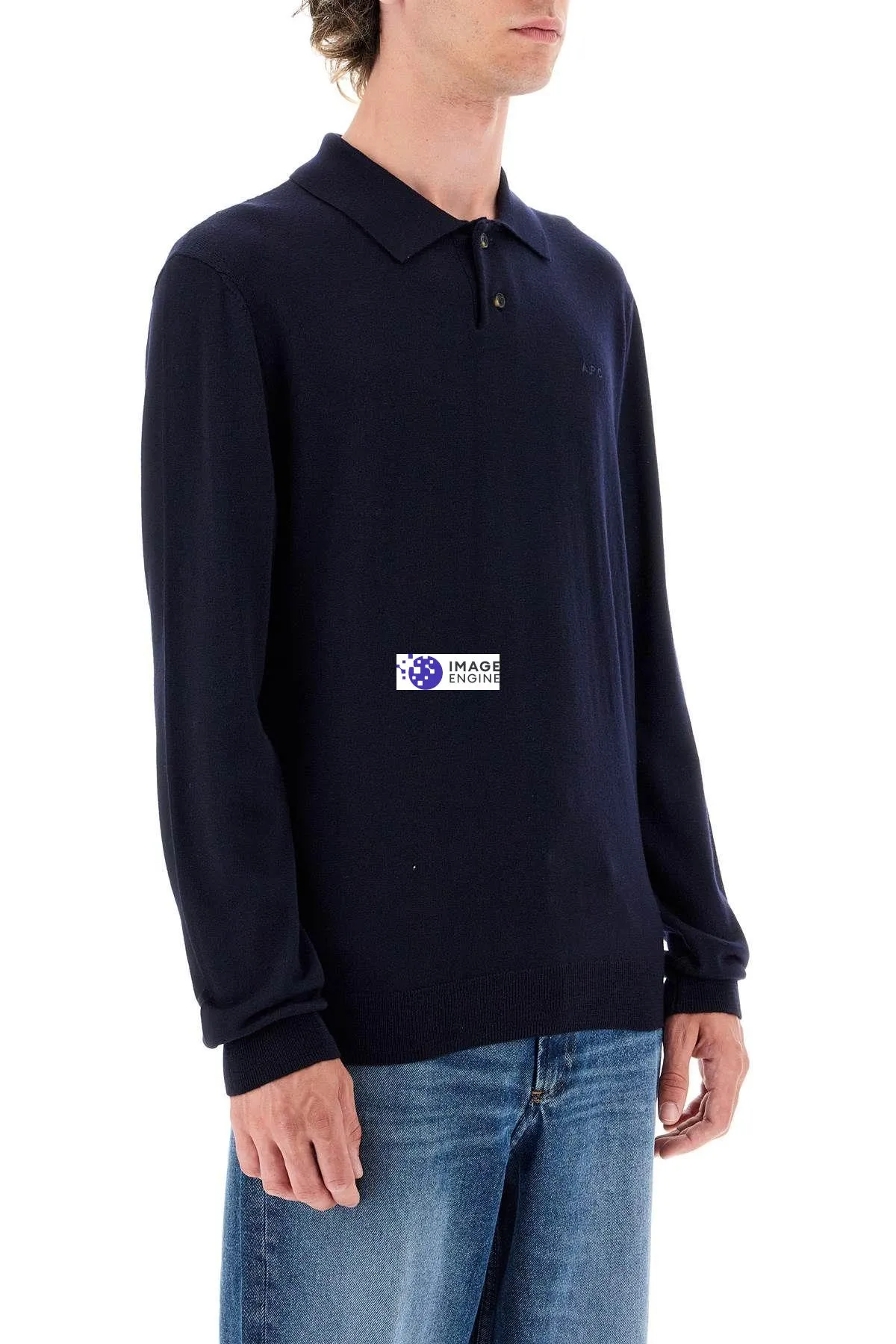 Pullover polo Jacob in lana