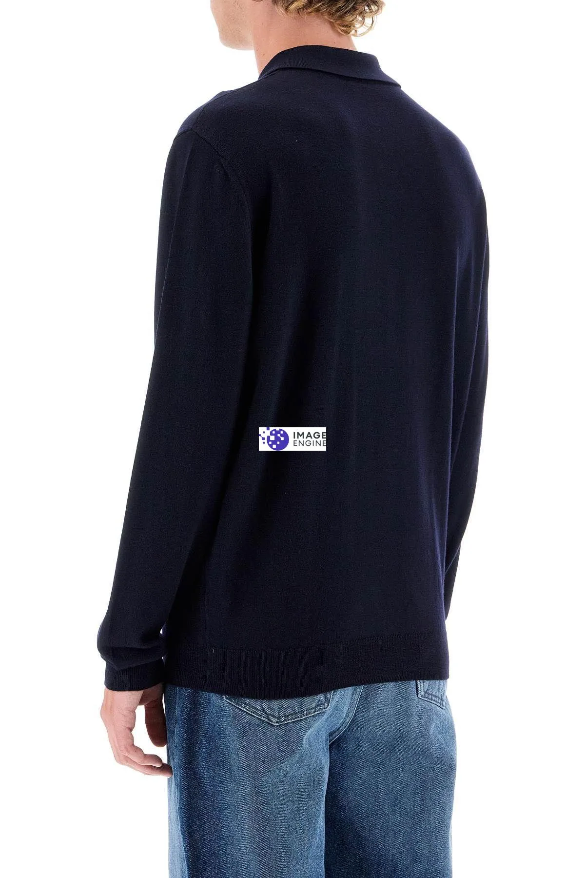 Pullover polo Jacob in lana