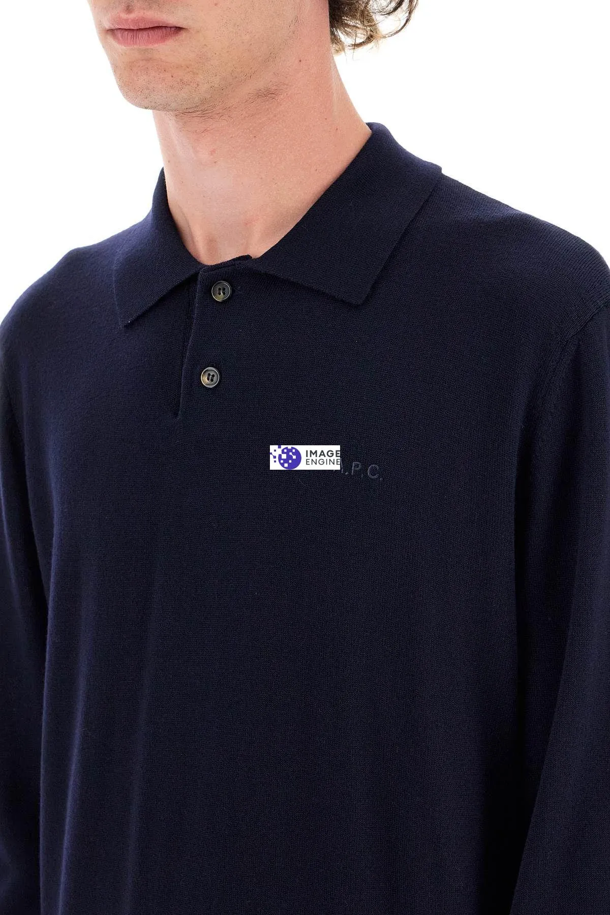 Pullover polo Jacob in lana