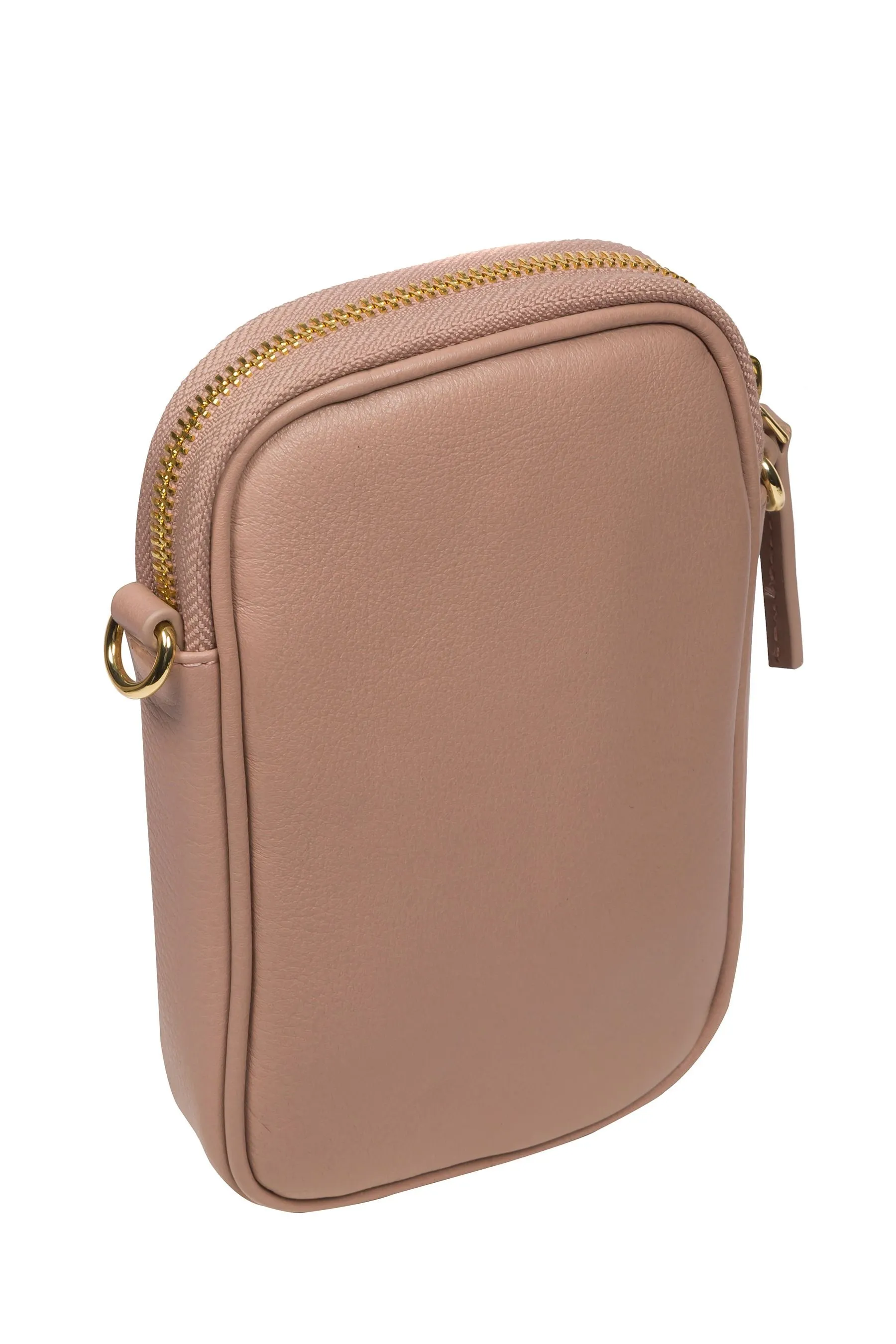 Pure Luxuries London - Alaina - Borsa per telefono a tracolla in pelle nappa