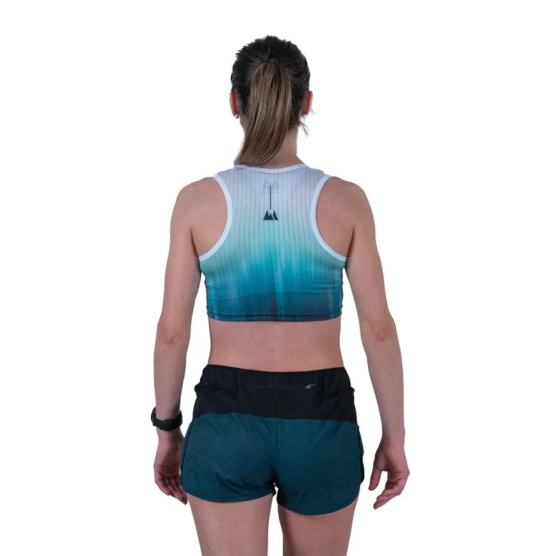 Race Verde Acqua Crop Top Donna