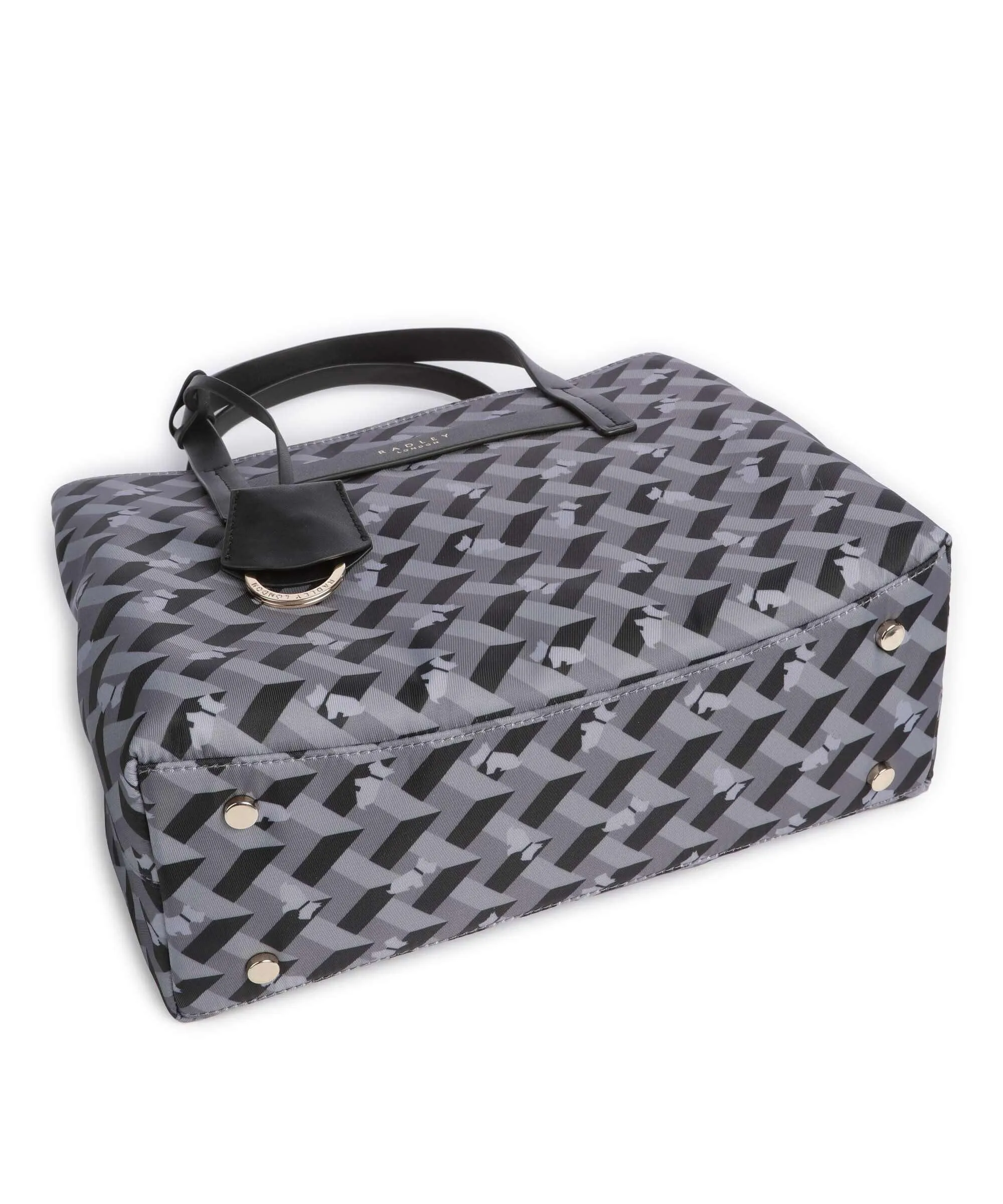  Radley London Finsbury Park Borsa a mano poliestere riciclato, poliestere grigio/nero  